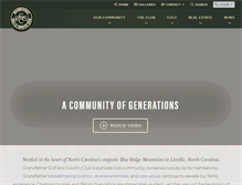 Tablet Screenshot of grandfatherclubnc.com